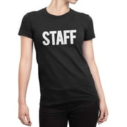 NYC Factory Ladies Staff Tees Front & Back Screen-Print Regular US Sizing