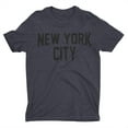 thumbnail image 1 of NYC Factory New York City Kids Tee Dark Heather Charcoal T-Shirt Screen-Printed Lennon M, 1 of 1