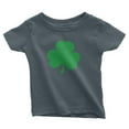 thumbnail image 1 of NYC Factory Screen Printed Distressed Shamrock Toddler T-Shirt Tee Charcoal, 4T, 1 of 1