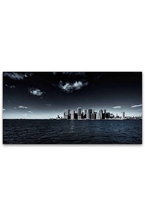 "NYC Financial District and Downtown" Canvas Art by David Ayash