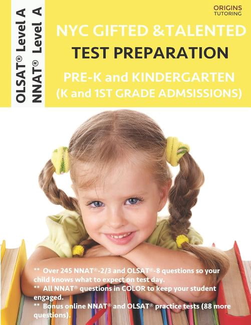NYC Gifted and Talented Test Preparation Pre-K and Kindergarten: OLSAT ...
