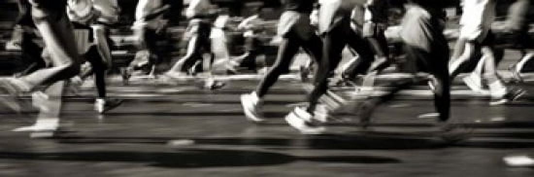NYC Marathon Canvas Art - Panoramic Images (37 x 12)