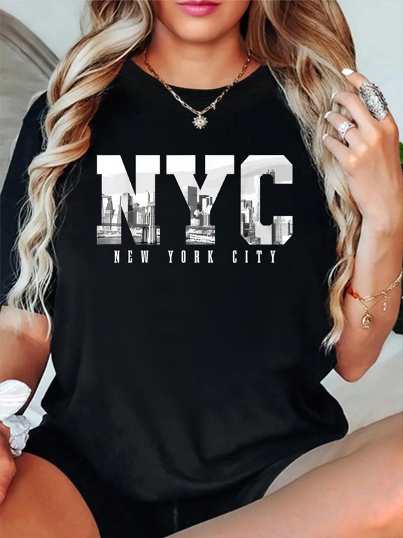 NYC New York City NY Skyline USA America Vintage Souvenir T-Shirt