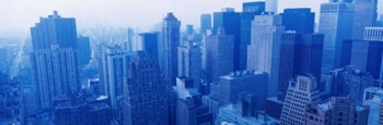 NYC New York City New York State USA Canvas Art - Panoramic Images (36 x 12)