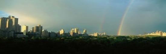 NYC New York City New York State USA Canvas Art - Panoramic Images (36 x 12)