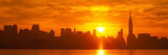 NYC New York City New York State USA Canvas Art - Panoramic Images (36 x 12)