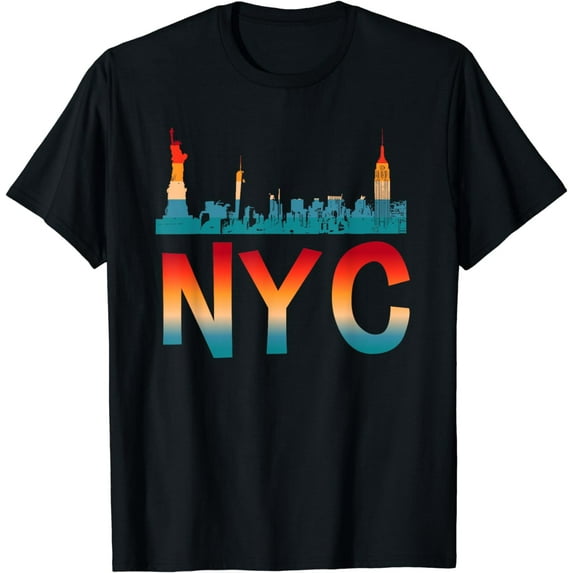 NYC New York City Skyline Souvenir Trip T-Shirt