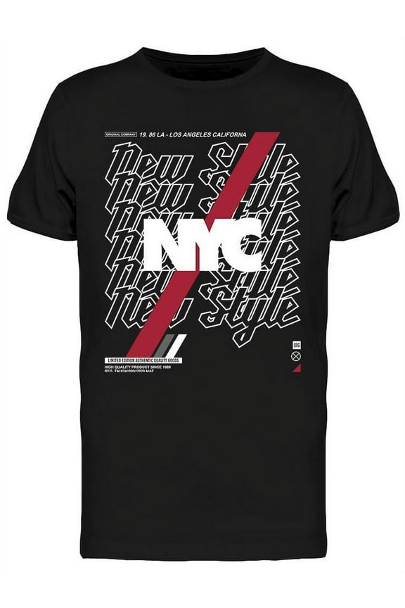 NYC. New York City T-Shirt Men -Image by Shutterstock, Male x-Large