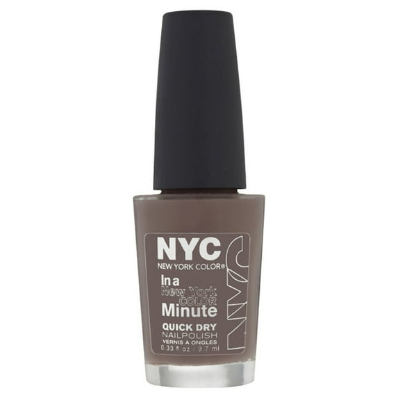 NYC New York Color In a Minute Quick Dry Nail Polish, 246 Park Ave, 0.33 Fl. Oz.