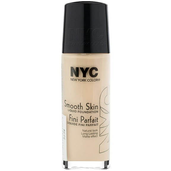 NYC New York Color Smooth Skin Liquid Makeup, Ivory, 1.0 fl oz