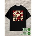 thumbnail image 1 of Greenink NYC Pixel Tee men 180G Cotton black Fashion Unisex Shirt Cotton tshirts Basic Unisex Shirt Crewneck tshirts Basic Unisex Shirt Graphic Tee tshirts, 1 of 7