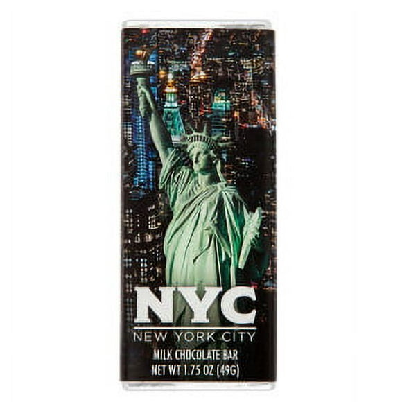 NYC SOUVENIR LIBERTY 1.75 OZ MILK CHOCOLATE WRAPPER BAR