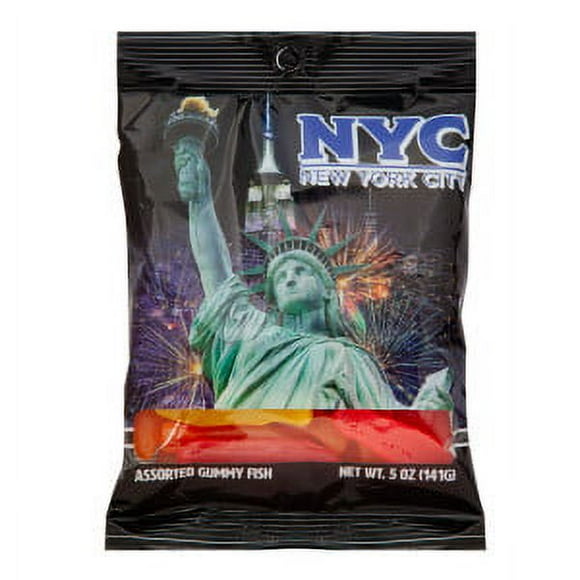 NYC SOUVENIR LIBERTY FIREWORK 5 OZ DIGIBAG WITH ASSORTED FISH