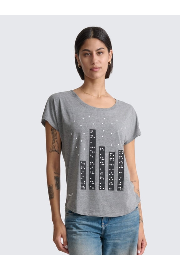 NYC Skyline Graphic Dolman