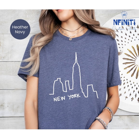 NYC Skyline T-Shirt: New York City Family Vacation Tee All Size S-5Xl