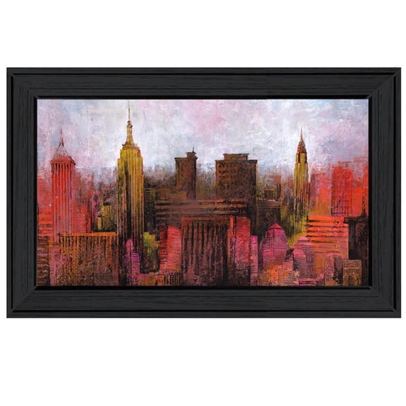 NYC Skyline by Cloverfield and Co Printed Wall Art Wood Multi-Color