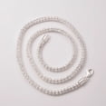 thumbnail image 1 of NYC Sterling 5mm Diamond-Cut Ice Link Chain Sterling Silver 925 Italy All Sizes, 1 of 8