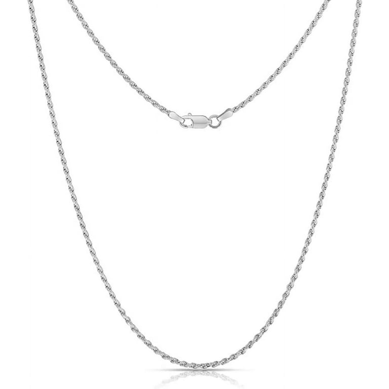 14K Gold Plated 925K Sterling Silver Chain Necklace For Women With Twelve  Option