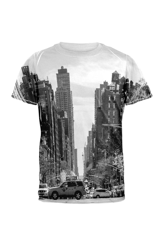 NYC Street All Over Adult T-Shirt - Small