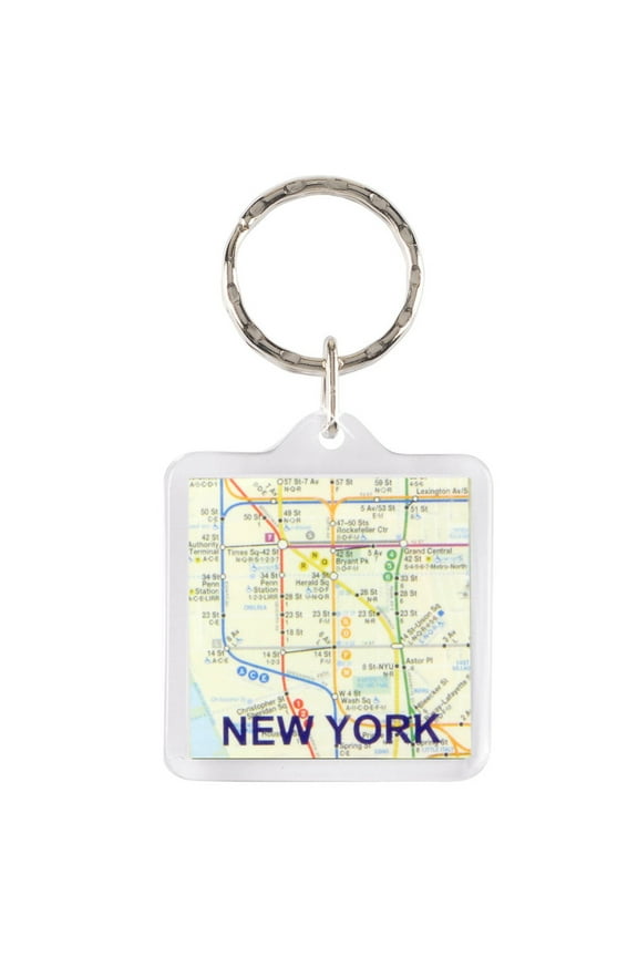 NYC Subway Key Chain