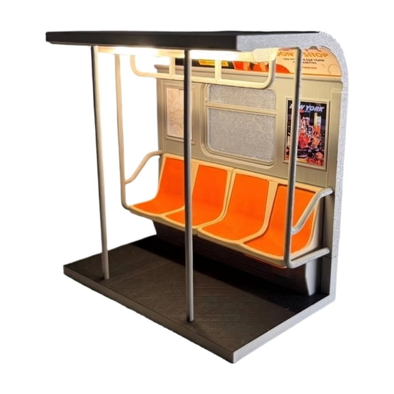 NYC Subway Train Ambient Light, Urban Transit Art-Toy-for Professionals, Modern Desktop LED Lamp for Home Office Decor 2026