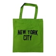 thumbnail image 1 of NYC Tote Bag New York City 100% Cotton Canvas Screenprinted Lime, 1 of 1