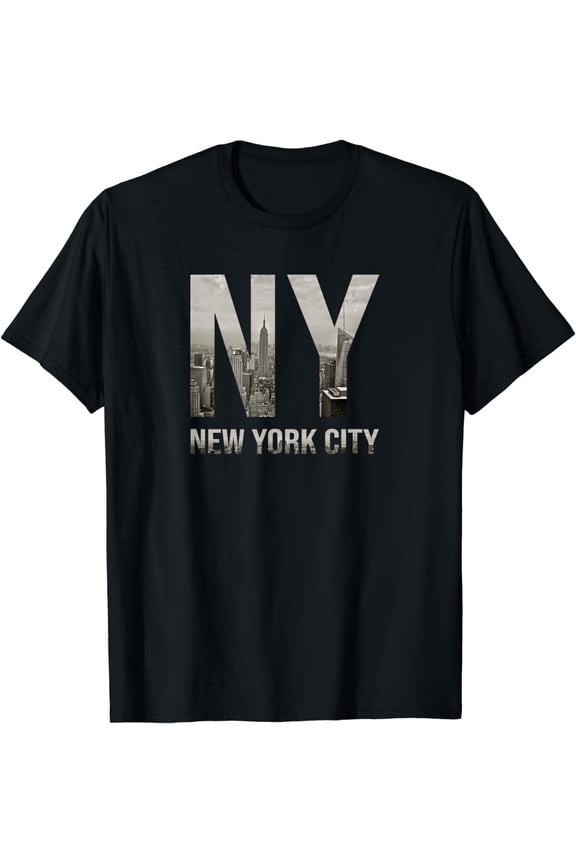 NYC Tshirt Skylines New York City That Never Sleeps Gift Tee T-Shirt