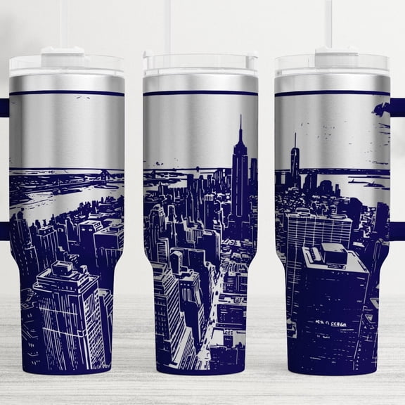 NYC Tumbler : 40oz Full (Instant )