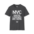 thumbnail image 1 of NYC Where Legends Are Born: NY Vibe Official Logo Unisex Softstyle T-Shirt, 1 of 4