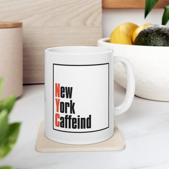 NYC ffeind Coffee Mug, New York City uvenir, oz.