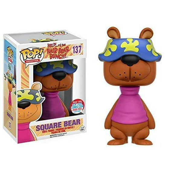 NYCC 2016 Exclusive Hair Bear Bunch Square Bear POP! Vinyl Figure