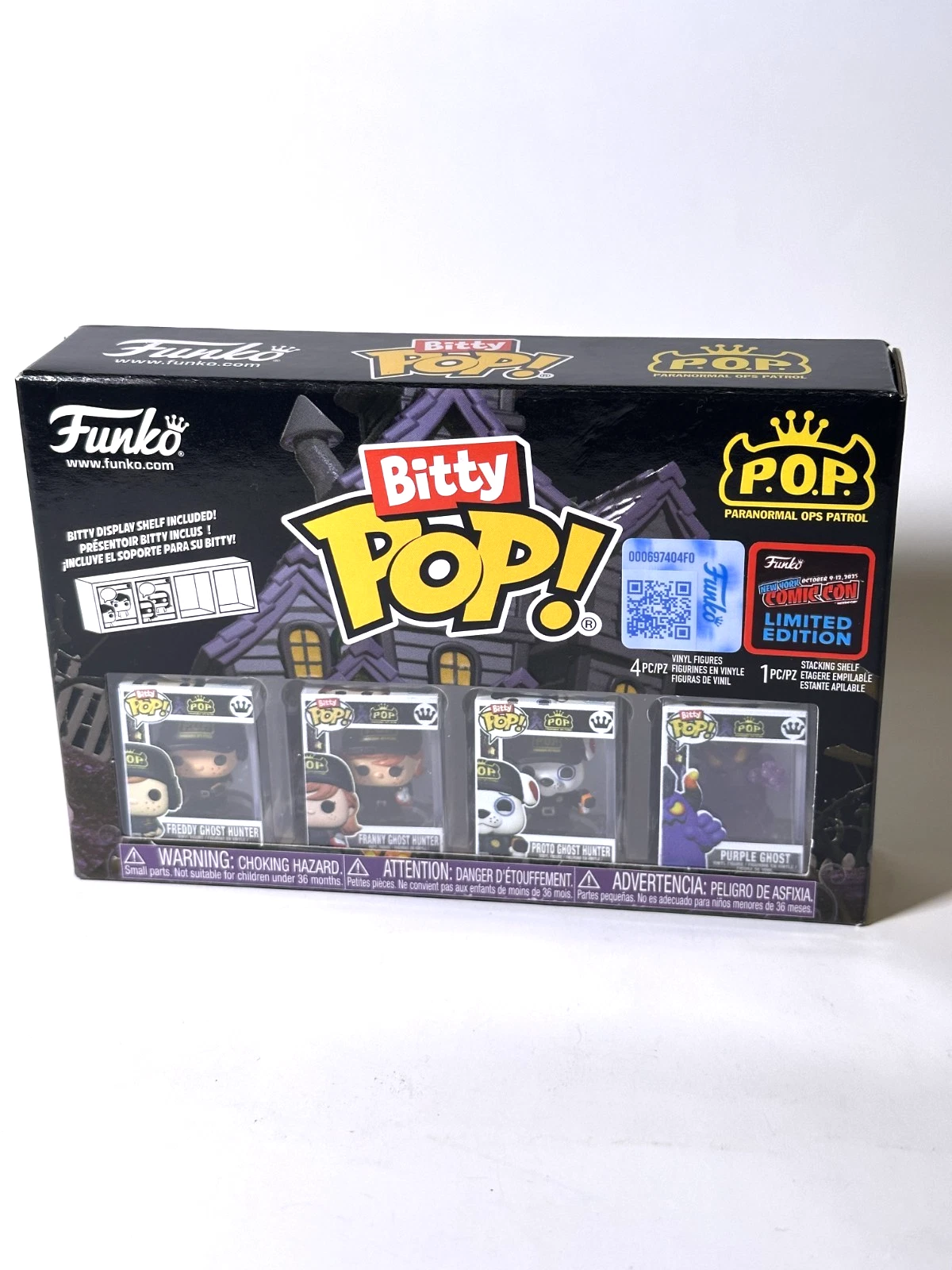NYCC 2025 Funko Pop Freddy, Franny, Proto, Ghost Bitty Pop Official NYCC Sticker Set