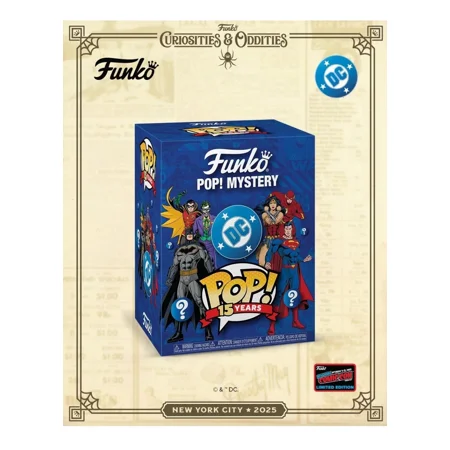 NYCC 2025 Funko Pop DC Heroes Mystery Box Official NYCC Sticker - 15 Years