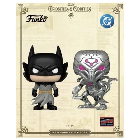 Funko Pop Damian Wayne & Brainiac Set of 2 Official NYCC Sticker