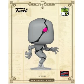 NYCC 2025 Funko Pop Ben 10 Ghostfreak #2019 Official NYCC Sticker