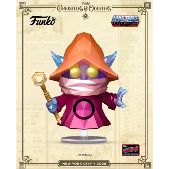 NYCC 2025 Funko Pop MOTU Masters of the Universe Orko LE 3,000 Pieces Official NYCC Sticker