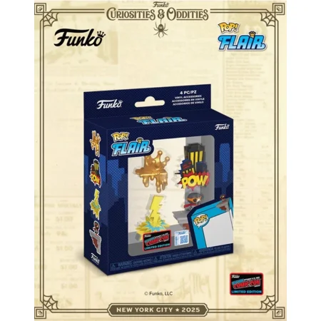NYCC 2025 Funko Pop Flair Accessory Set Official NYCC Exclusive Sticker