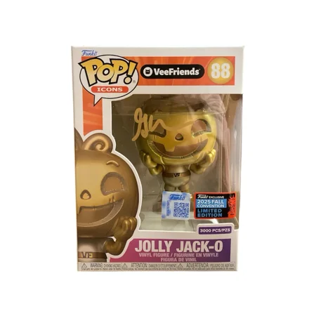 Signed by Gary Vee NYCC 2025 Funko Pop Vee Friends Jack-O Gold LE 3,000 PCS Official NYCC Sticker