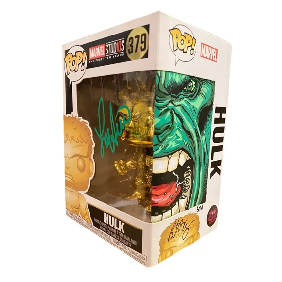 Custom Funko Pop! Marvel Hulk #379 Signed Autographed