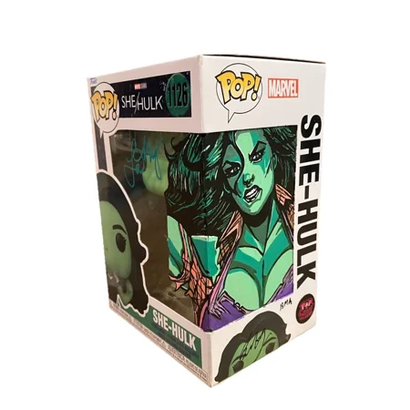 Custom Funko Pop! Marvel She-Hulk #1126 Signed Autographed