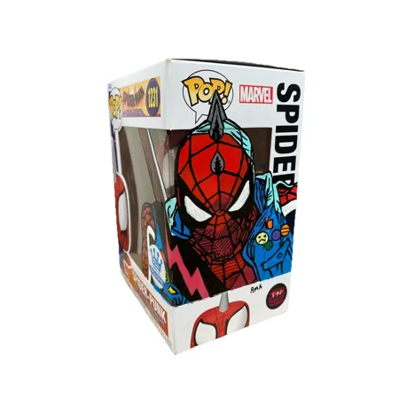 Custom Funko Pop! Marvel Spider-Punk #503 Hand Painted