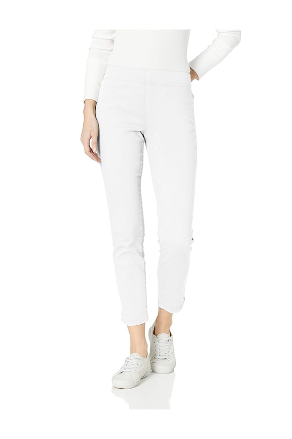 $99 Womens New White Skinny Casual Jeans 8 B+B