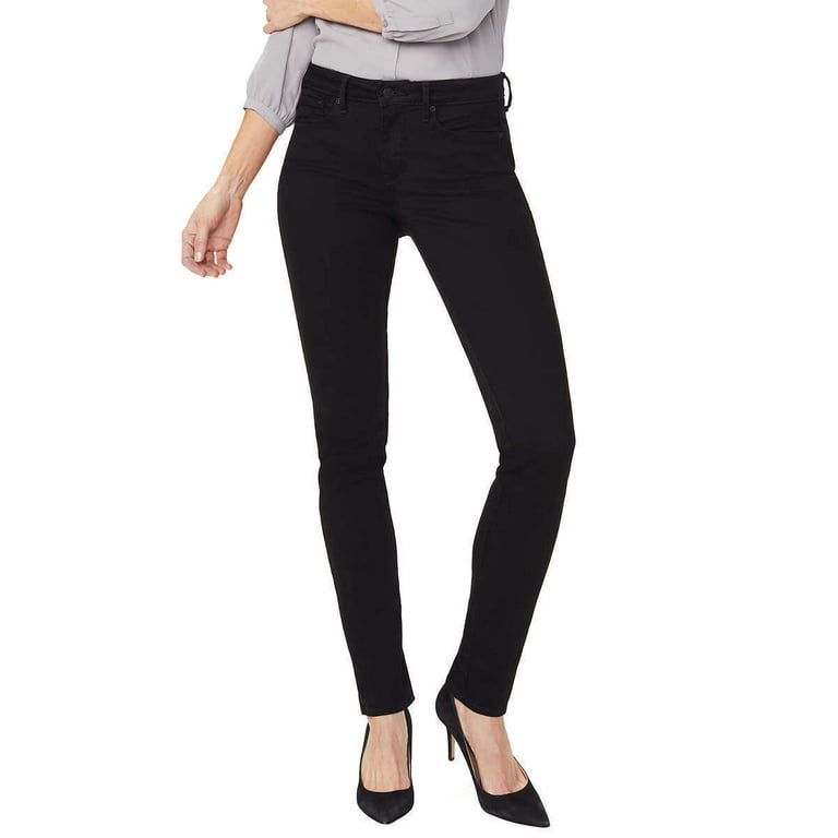 NYDJ Alina Skinny Jeans in Black, Women's Size 6 