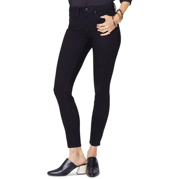 NYDJ womens Ami Black Skinny Jean, 8