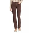 thumbnail image 1 of NYDJ womens  Petite Marilyn Coffee Bean Straight Leg Jean, 6P, Brown, 1 of 7
