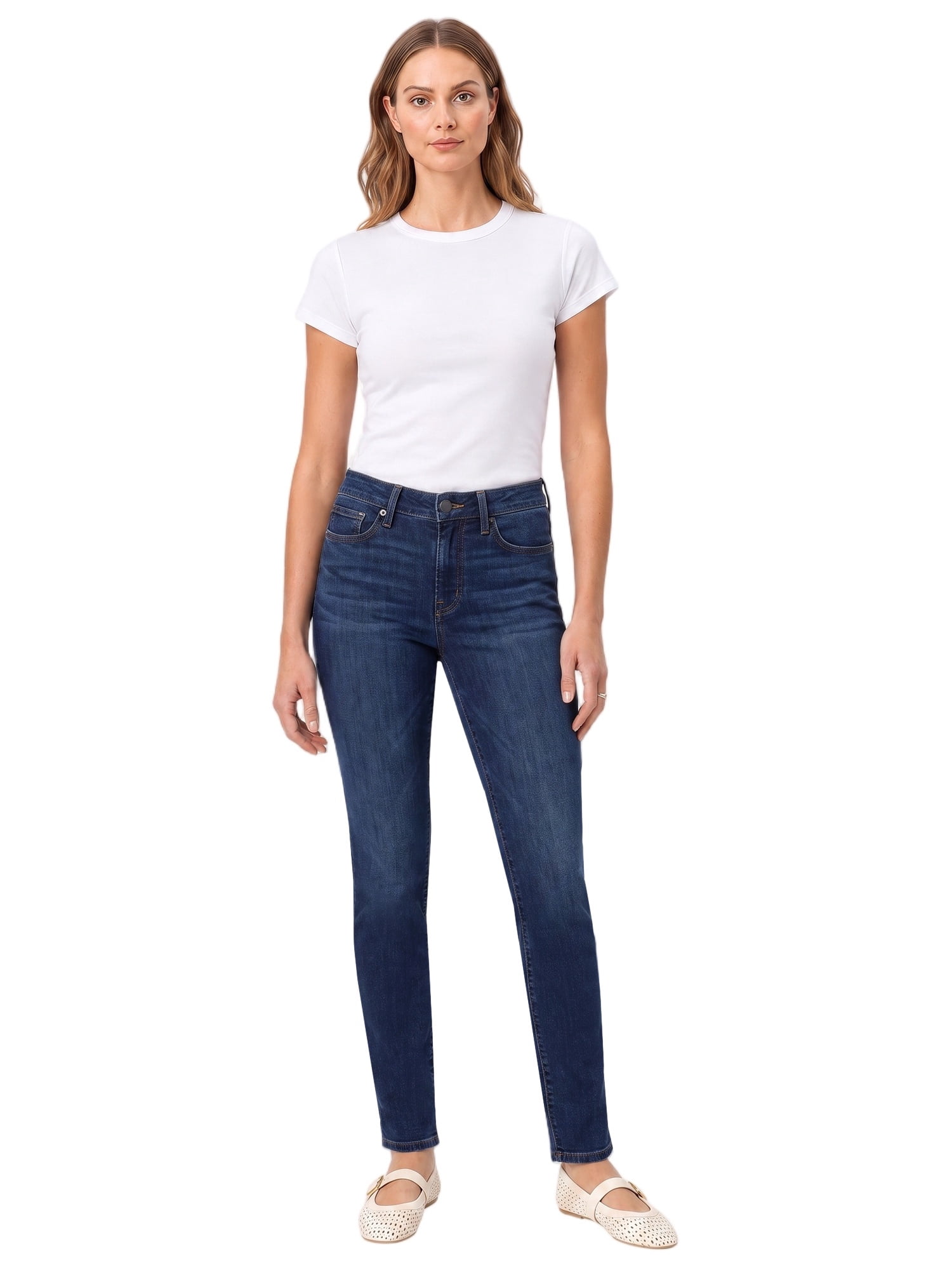 NYDJ Women’s Sheri Slim Straight Jean, Sizes 2-24, featuring Lift Tuck® Technology