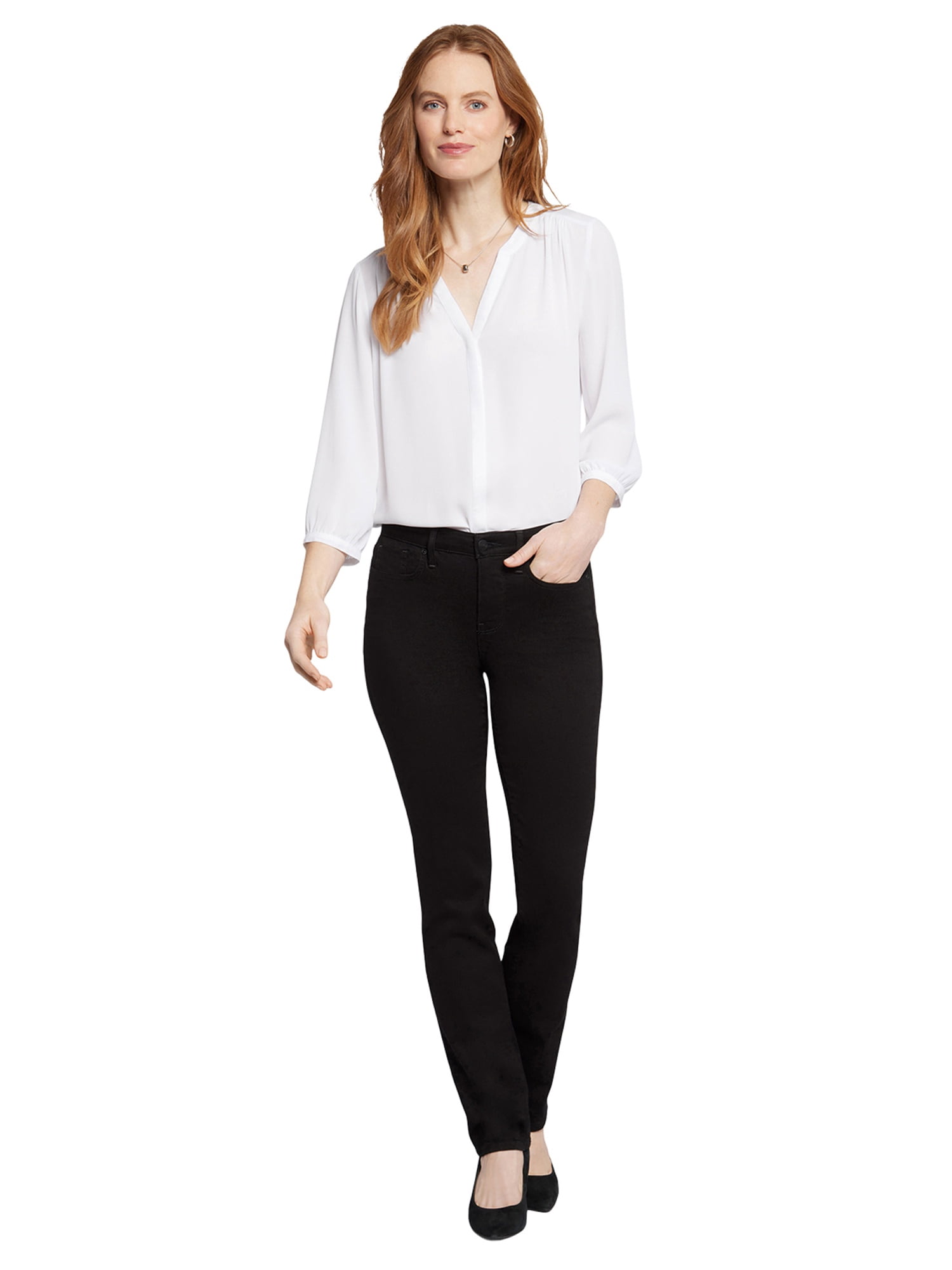 NYDJ Women’s Sheri Slim Straight Jean, Sizes 2-24, featuring Lift Tuck® Technology