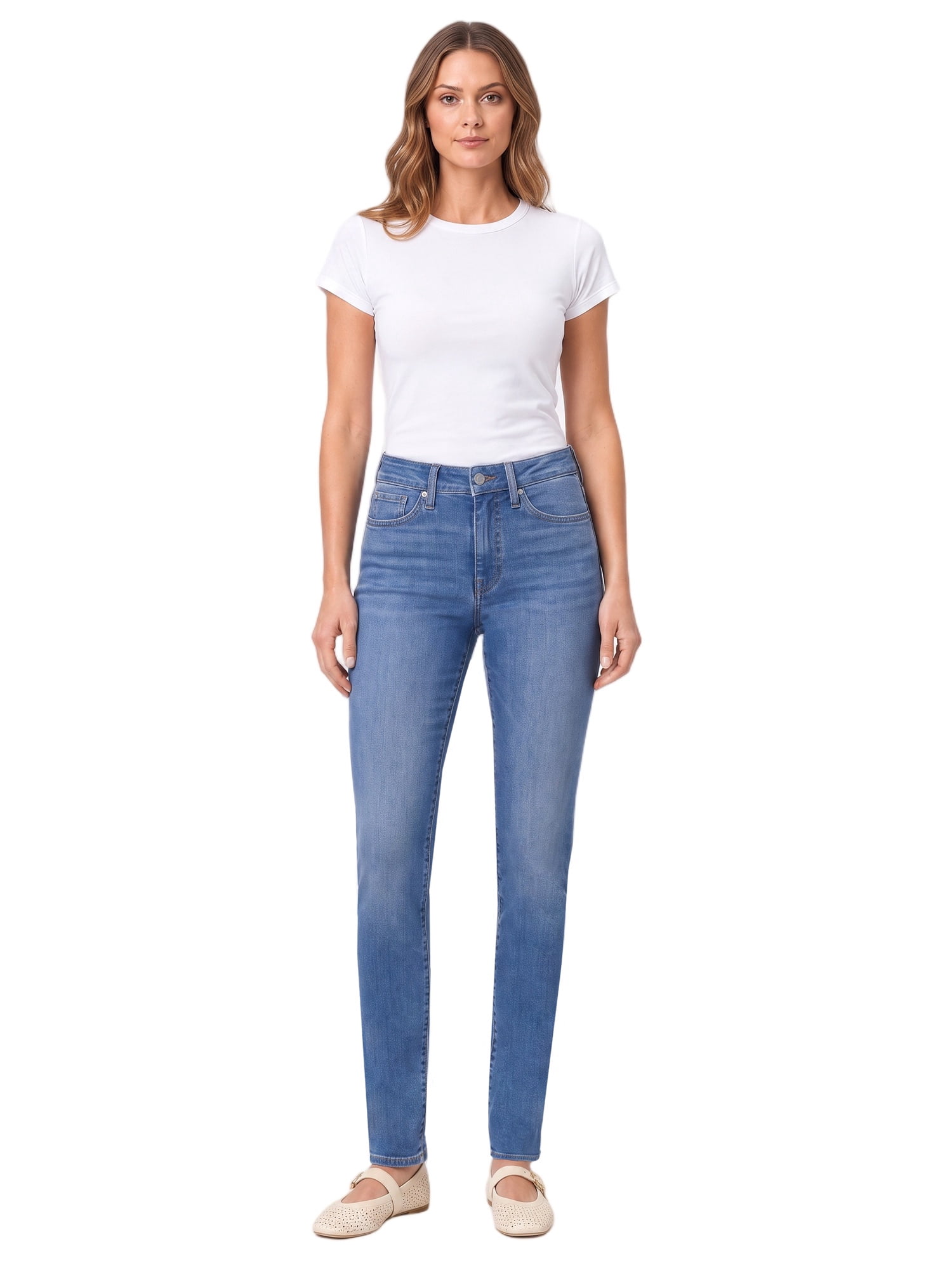 NYDJ Women’s Sheri Slim Straight Jean, Sizes 2-24, featuring Lift Tuck® Technology