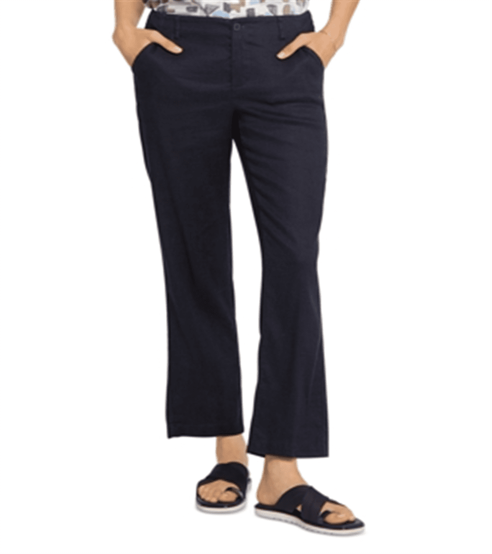 NYDJ Women's Marilyn Straight Ankle Pants Black Size 18