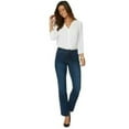 thumbnail image 1 of NYDJ Women's Marilyn Straight Denim Jean with Lift Tuck Technology - Cooper Blue - Size 12, 1 of 6